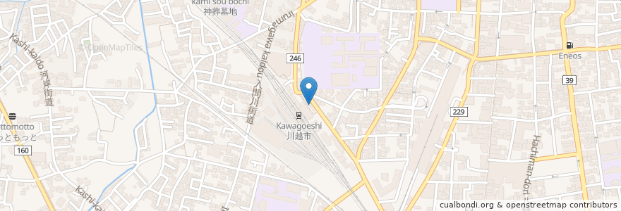 Mapa de ubicacion de 味いちもんめ en Japão, 埼玉県, 川越市.
