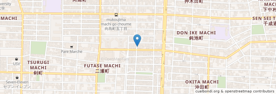 Mapa de ubicacion de サンモリー en Japonya, 愛知県, 名古屋市, 中村区.