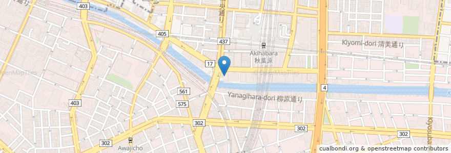 Mapa de ubicacion de わたみん家 en Japan, Tokyo, Chiyoda.
