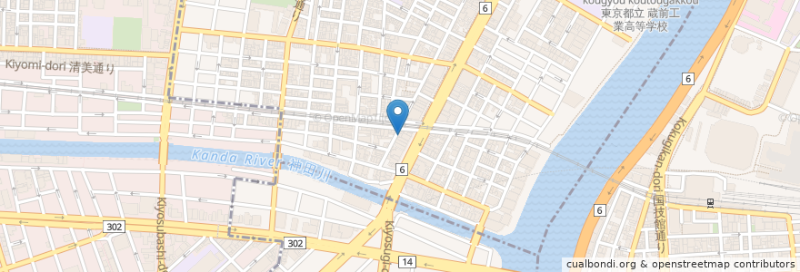 Mapa de ubicacion de 中華料理 龍 en Japón, Tokio, Taito.