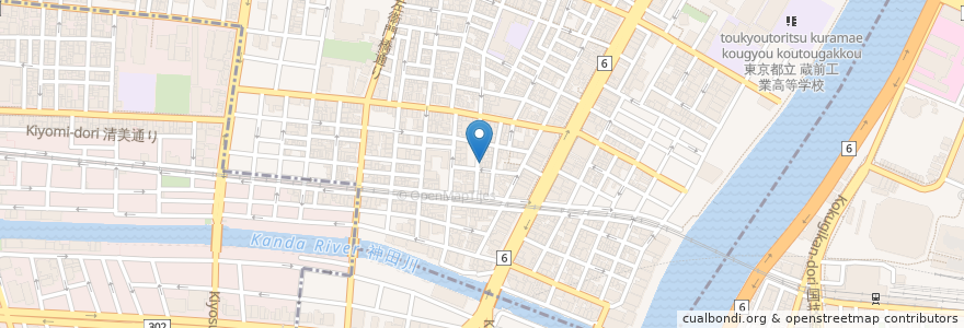 Mapa de ubicacion de YOIYA en 日本, 東京都, 台東区.