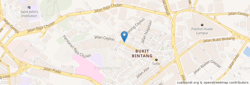 Mapa de ubicacion de 20 Changkat Sports Bar en Malezya, Selangor, Kuala Lumpur.