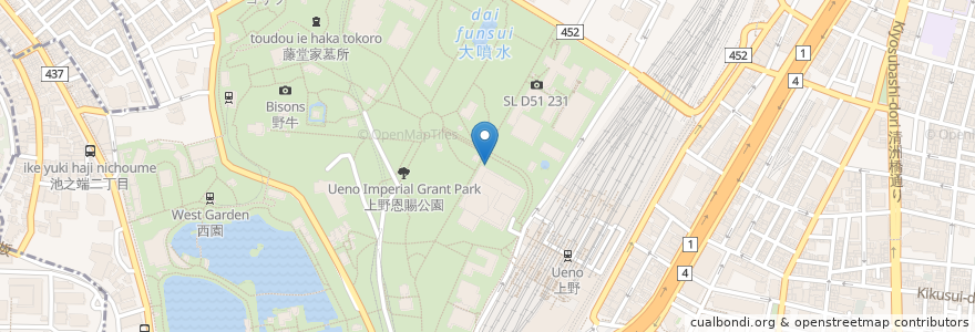 Mapa de ubicacion de HIBIKI en Japan, Tokio, 台東区.