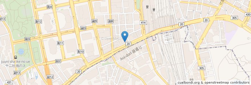 Mapa de ubicacion de かつや en اليابان, 東京都, 新宿区.