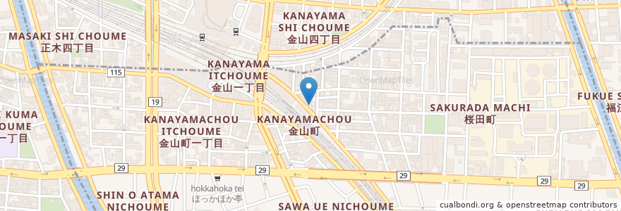 Mapa de ubicacion de ブタ野郎 チキン野郎 沖縄バカヤロー en 日本, 愛知県, 名古屋市, 熱田区.