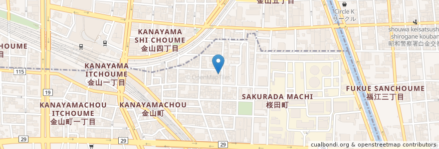 Mapa de ubicacion de すず駒 en Япония, Айти, 名古屋市, 熱田区.