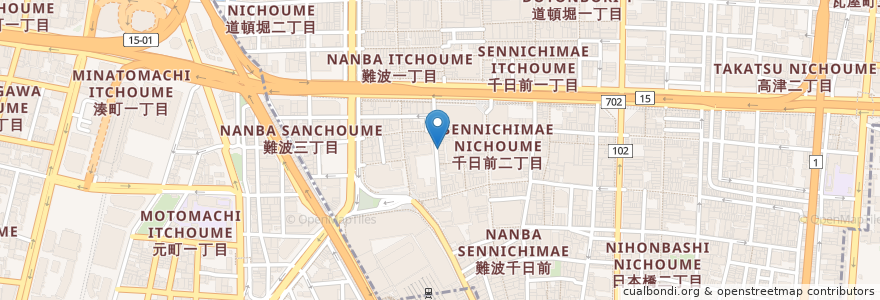 Mapa de ubicacion de 三間堂 en Japonya, 大阪府, 大阪市.