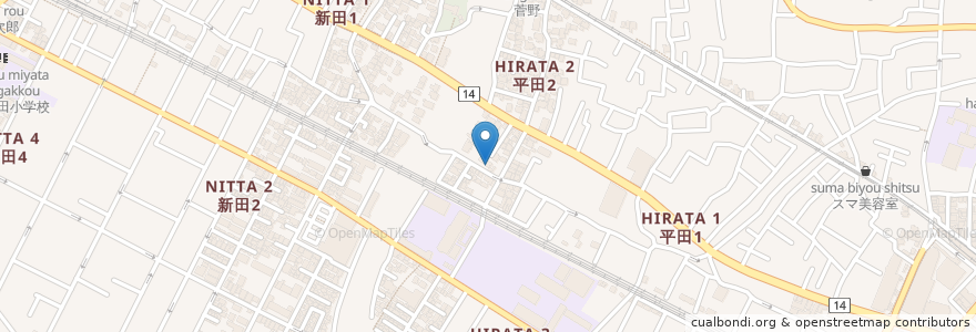 Mapa de ubicacion de いぶき動物病院 en Japonya, 千葉県, 市川市.