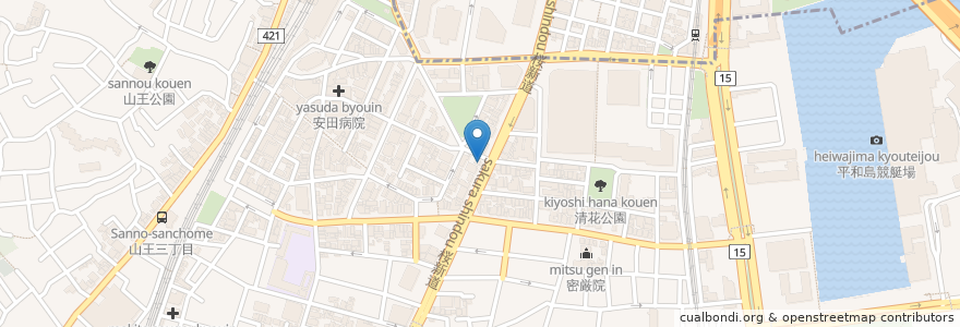 Mapa de ubicacion de まきちゃん en Japón, Tokio, Ota.