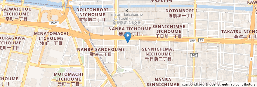 Mapa de ubicacion de ガスト en Japão, 大阪府, 大阪市.