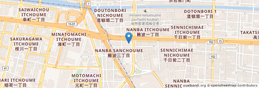 Mapa de ubicacion de Tully's Coffee en Japan, Osaka Prefecture, Osaka.
