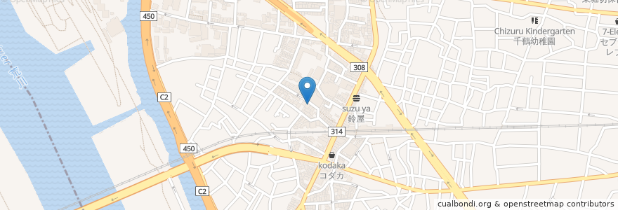 Mapa de ubicacion de 山内歯科医院 en Japan, 東京都, 葛飾区.