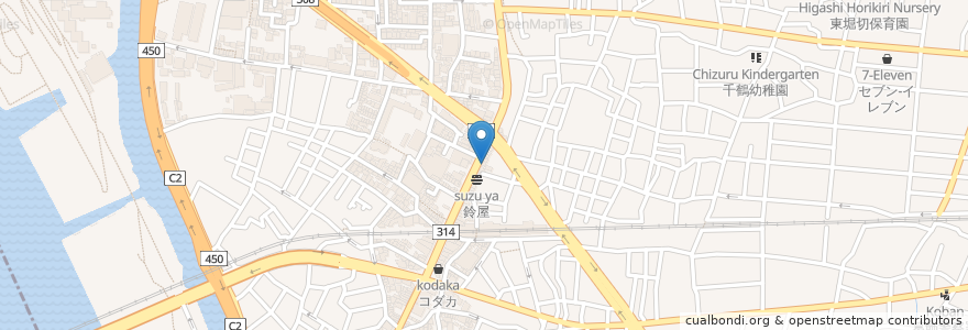 Mapa de ubicacion de 来集軒 en 日本, 东京都/東京都, 葛飾区.