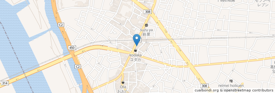 Mapa de ubicacion de すばる整骨院鍼灸院 en 日本, 東京都, 葛飾区.
