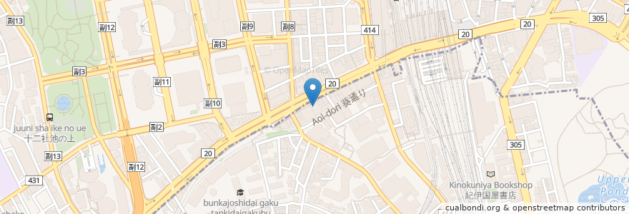 Mapa de ubicacion de サイゼリヤ en 日本, 東京都, 新宿区.