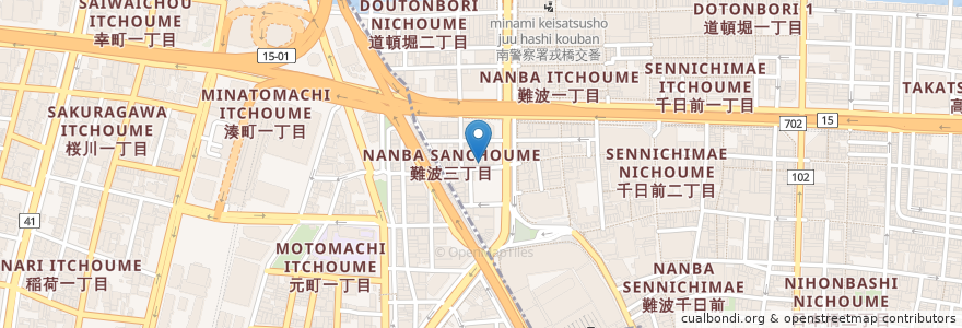 Mapa de ubicacion de ささき en Japón, Prefectura De Osaka, Osaka.