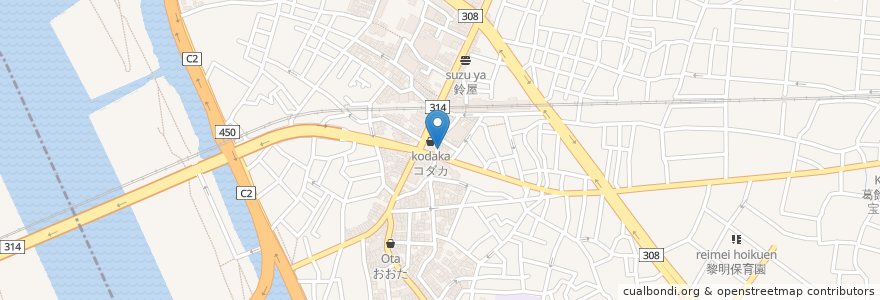 Mapa de ubicacion de Bistro KANA en 日本, 东京都/東京都, 葛飾区.