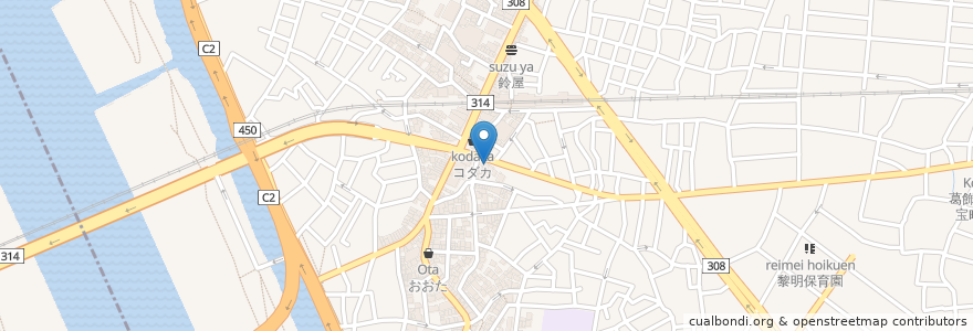 Mapa de ubicacion de COLORADO en 日本, 東京都, 葛飾区.