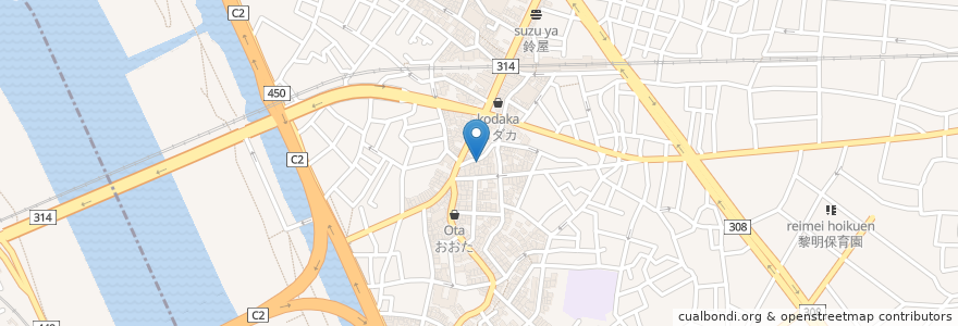 Mapa de ubicacion de みずき en Giappone, Tokyo, 葛飾区.
