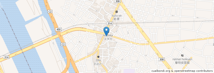 Mapa de ubicacion de スクールIE en Japan, Tokio, 葛飾区.