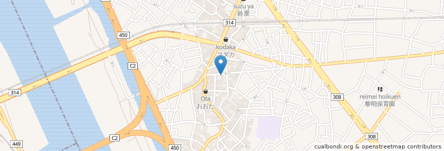 Mapa de ubicacion de 和ーずわーず en Япония, Токио, Кацусика.