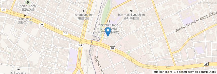 Mapa de ubicacion de 千年の宴 en 日本, 东京都/東京都, 新宿区/新宿區.