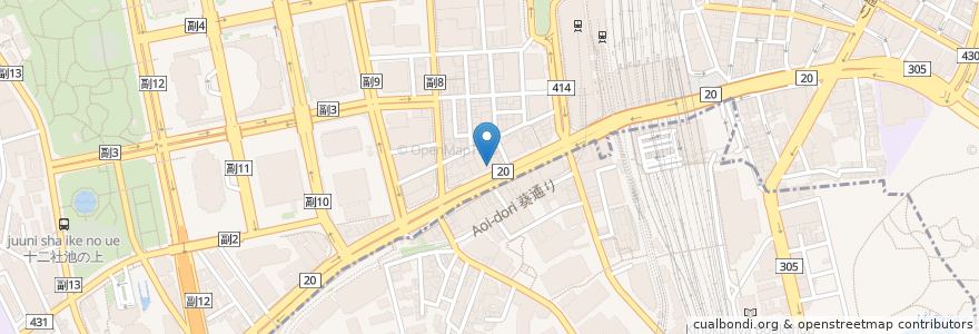Mapa de ubicacion de 魚がし日本一 en 日本, 东京都/東京都, 新宿区/新宿區.