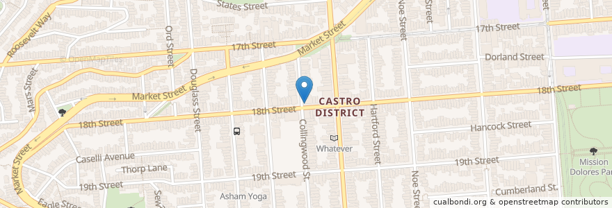 Mapa de ubicacion de Zapata Mexican Grill en 美利坚合众国/美利堅合眾國, 加利福尼亚州/加利福尼亞州, 旧金山市县/三藩市市縣/舊金山市郡, 旧金山.