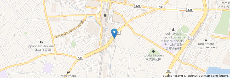 Mapa de ubicacion de TOMO en Giappone, Tokyo, 品川区.