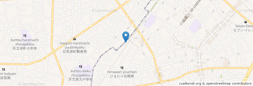 Mapa de ubicacion de 三井のリパーク (Repark) en Japan, 東京都.