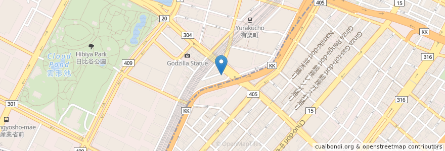 Mapa de ubicacion de VINO VITA en Japan, 東京都, 千代田区.