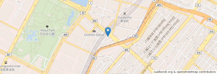 Mapa de ubicacion de かこいや en Japão, Tóquio, 千代田区.