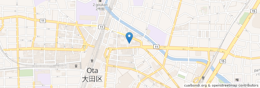 Mapa de ubicacion de 三井のリパーク en Japonya, 東京都, 大田区.