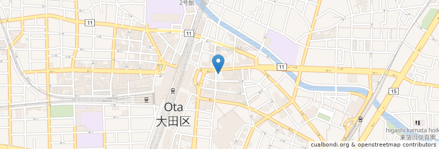 Mapa de ubicacion de セイジョー en Japón, Tokio, Ota.