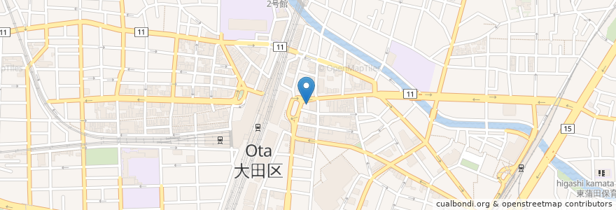 Mapa de ubicacion de ガスト en Giappone, Tokyo, 大田区.