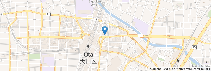 Mapa de ubicacion de First Kitchen en Japan, Tokyo, Ota.