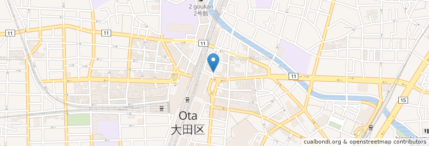 Mapa de ubicacion de ドトールコーヒーショップ en Japon, Tokyo, 大田区.