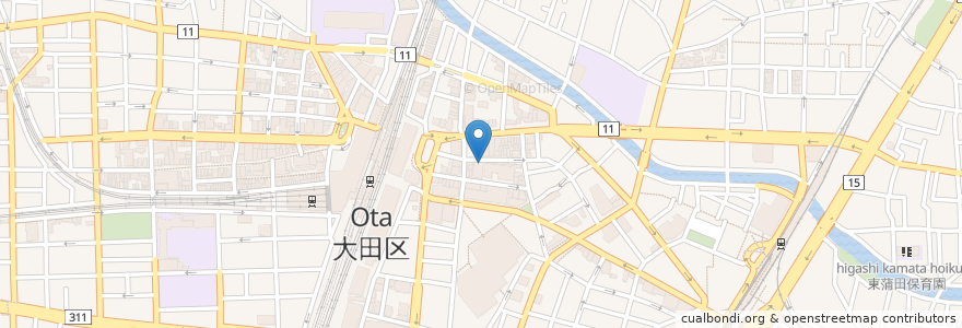 Mapa de ubicacion de べったこ en Giappone, Tokyo, 大田区.