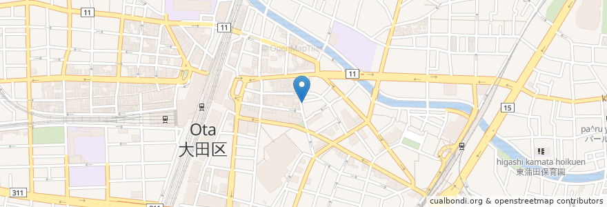 Mapa de ubicacion de TAKA en 日本, 東京都, 大田区.
