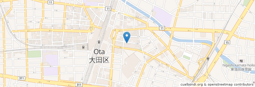 Mapa de ubicacion de 慶州苑 en Giappone, Tokyo, 大田区.