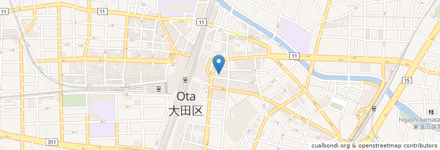 Mapa de ubicacion de スズコウ en Japonya, 東京都, 大田区.