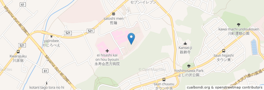 Mapa de ubicacion de 医療法人永寿会老人保険施設ゆうむ en Япония, Токио, Хатиодзи.