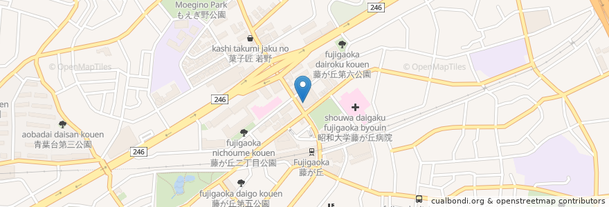 Mapa de ubicacion de HAC DRUG en Japão, 神奈川県, 横浜市, 青葉区.