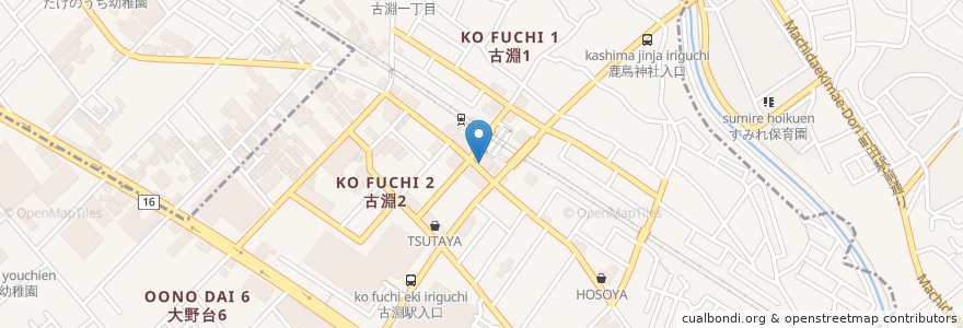 Mapa de ubicacion de CoCo壱番屋 en Japan, Präfektur Kanagawa, 相模原市, 南区.