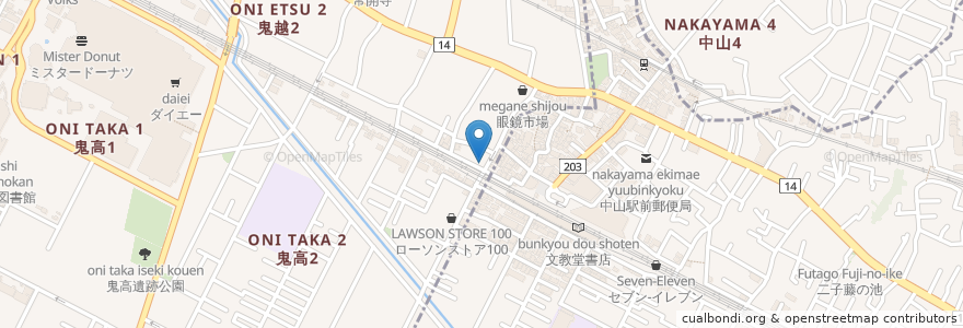 Mapa de ubicacion de 熊谷医院 en اليابان, 千葉県, 市川市.