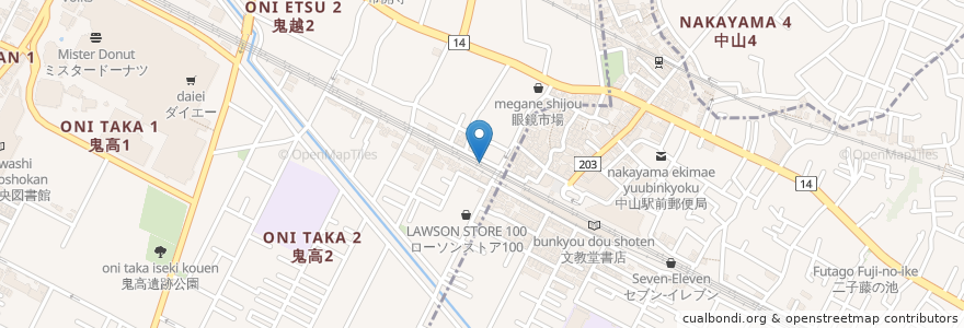 Mapa de ubicacion de アップルパーク en Japan, 千葉県, 市川市.