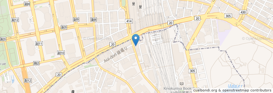 Mapa de ubicacion de 旨いもん屋 en Japón, Tokio, Shinjuku.