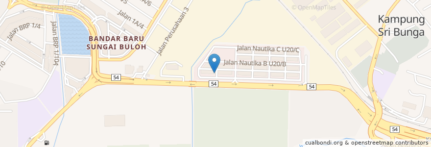 Mapa de ubicacion de Radix Fried Chicken RFC en Малайзия, Селангор, Shah Alam.