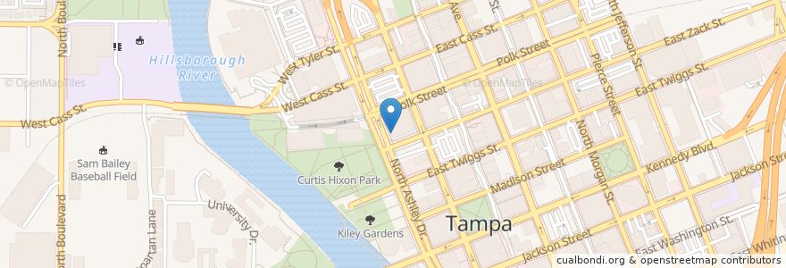 Mapa de ubicacion de Anise Global Gastrobar en Соединённые Штаты Америки, Флорида, Hillsborough County, Tampa.