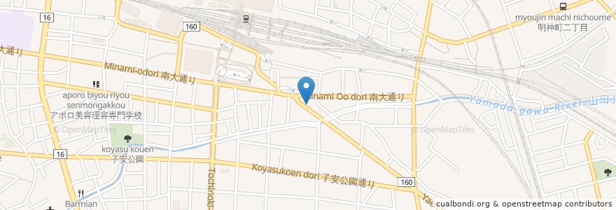 Mapa de ubicacion de 居酒屋 紫 en Japón, Tokio, Hachioji.